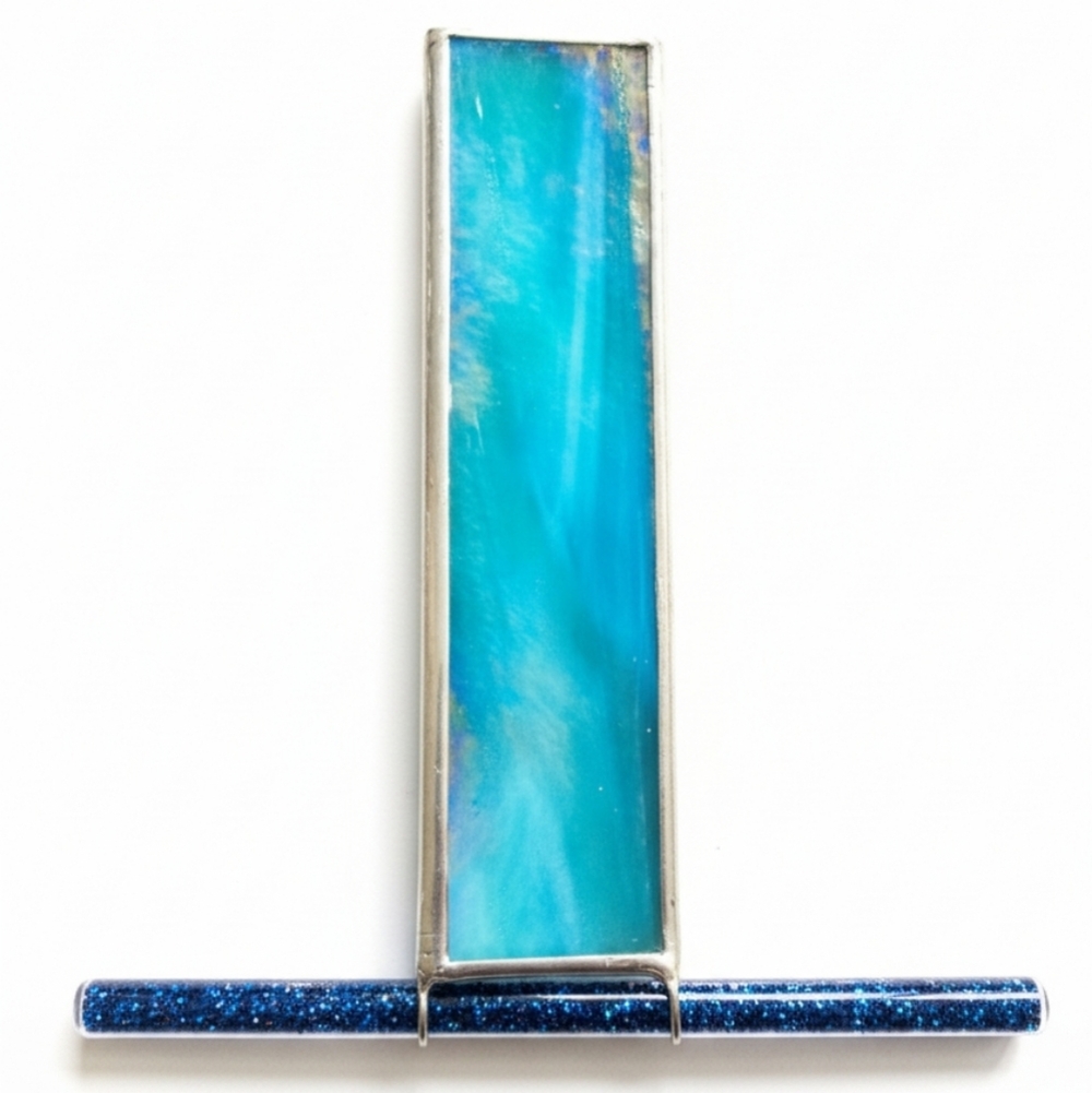 Wand Kaleidoscope Aqua Glass